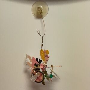 Silvestri Pink and Gold Whimsical Ornament